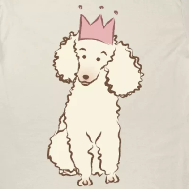 Vintage poodle doodle