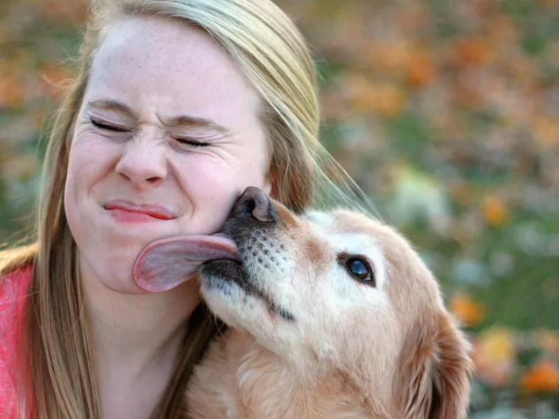 Puppy kiss