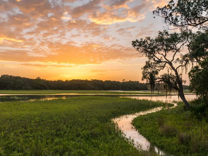 Sunset on Florida's Little Talbot Island