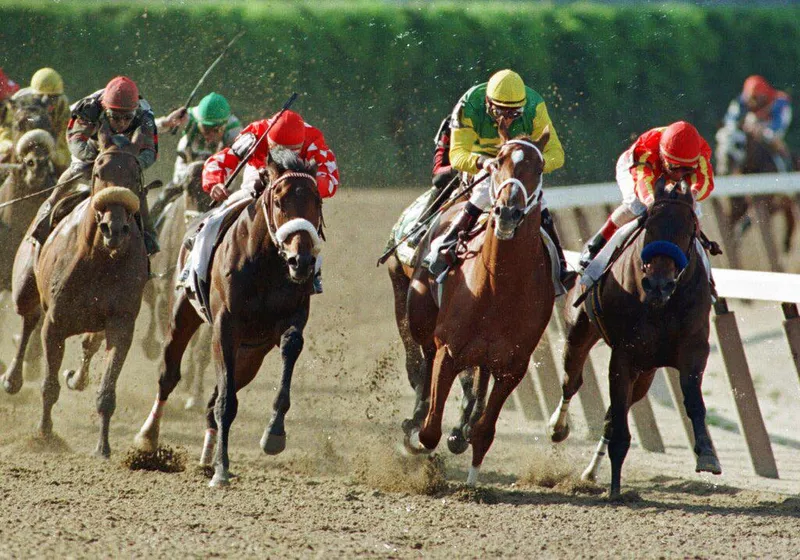 Charismatic racing at the Triple Crown