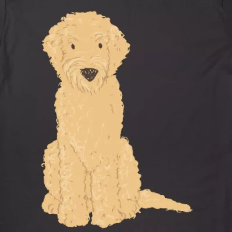 Cute golden doodle tee