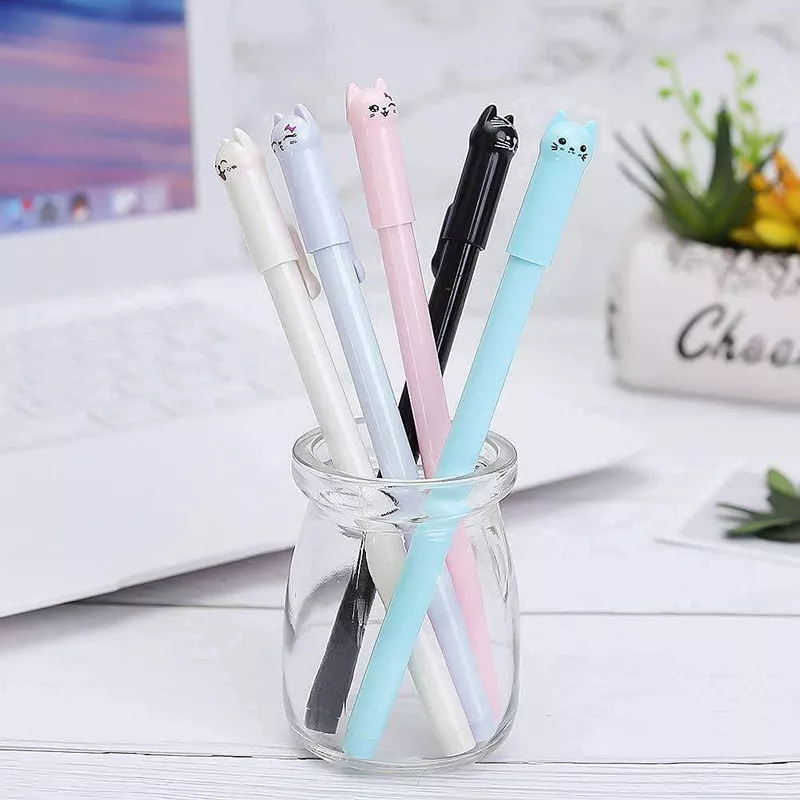 Sencoo Cute Kawaii Cat Gel Pens