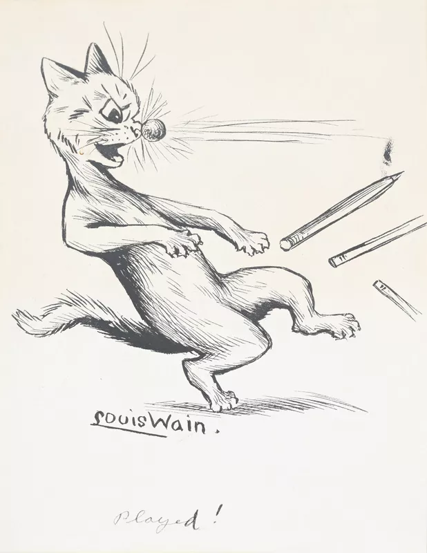 'Played !' by Louis Wain