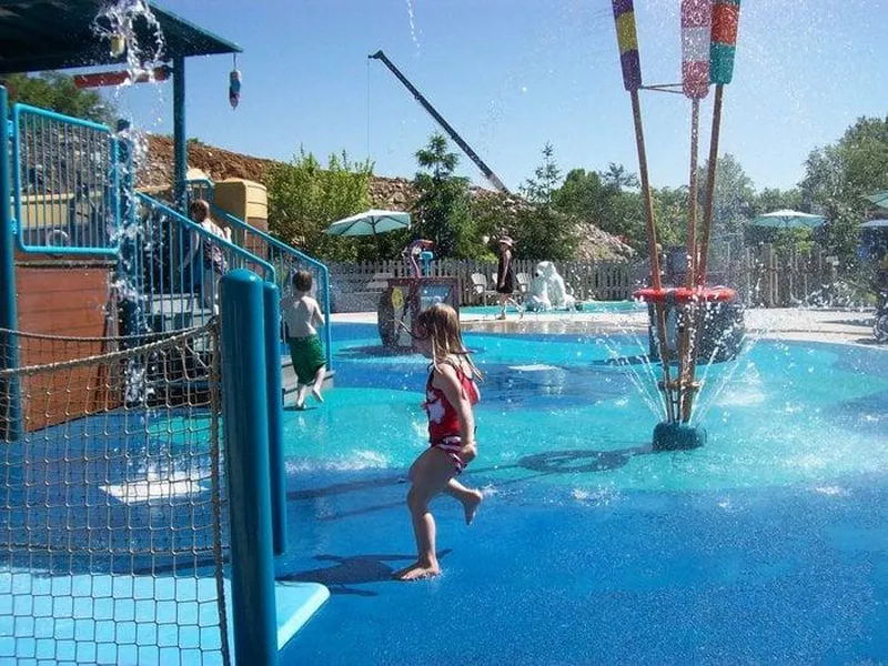 Splash park at the Louisville Zoo