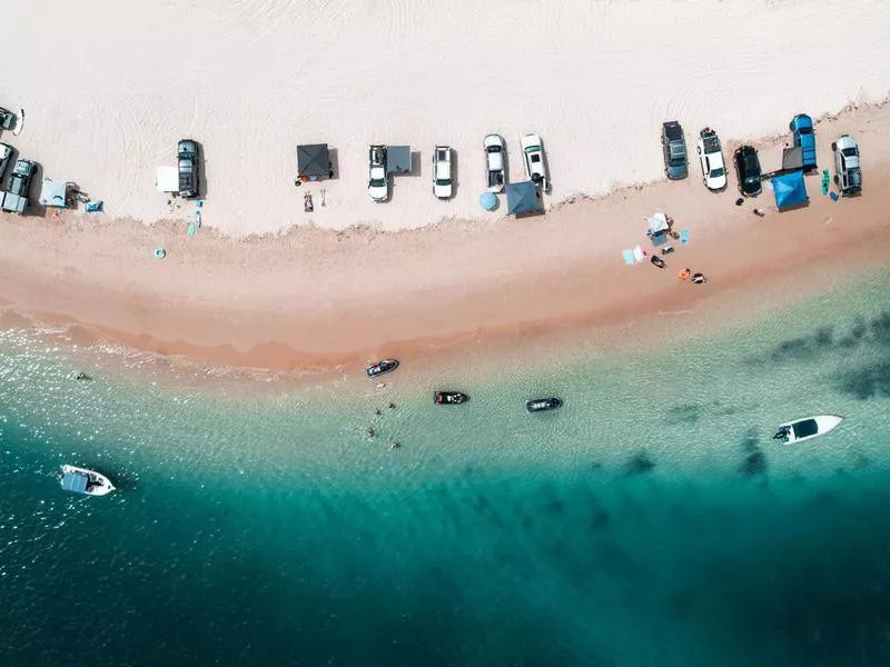 Moreton Island beach