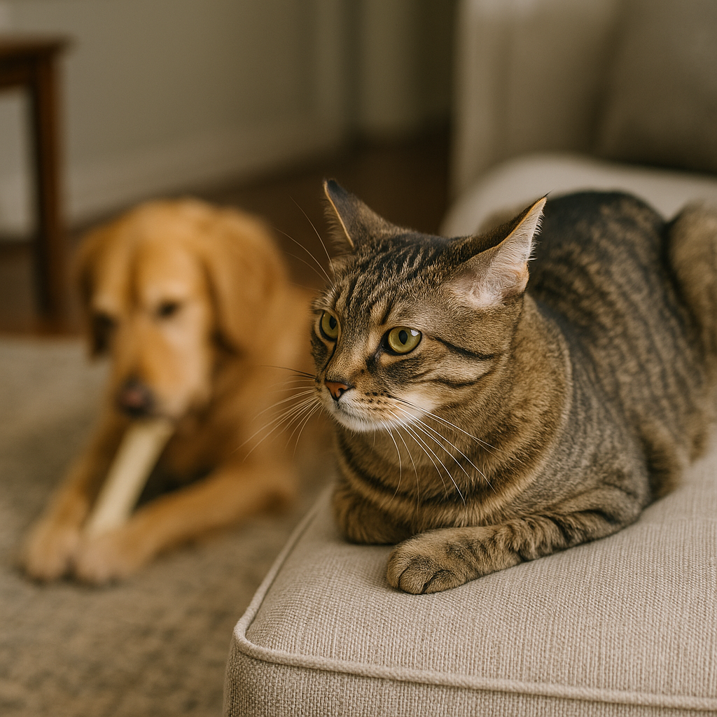 One ear forward, one ear back: the split-screen scan