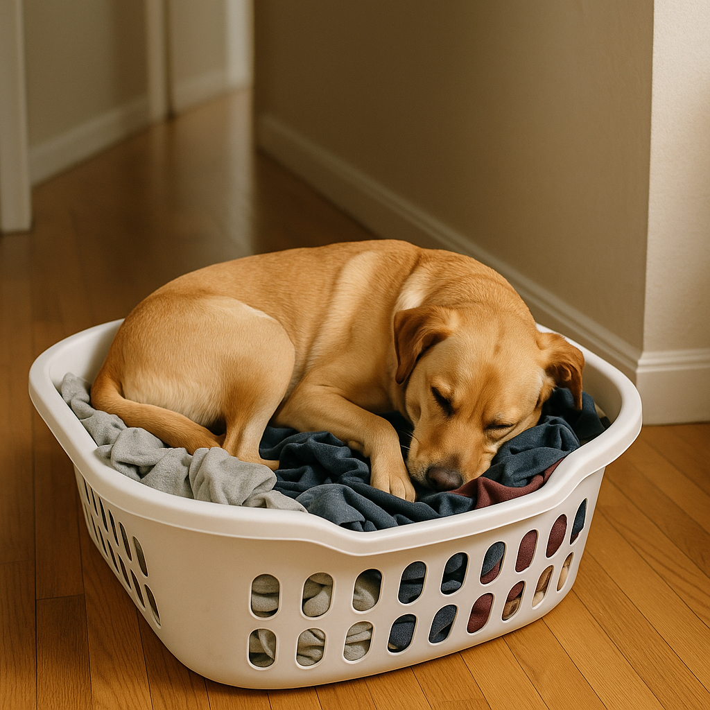 When the laundry basket turns into a spa day