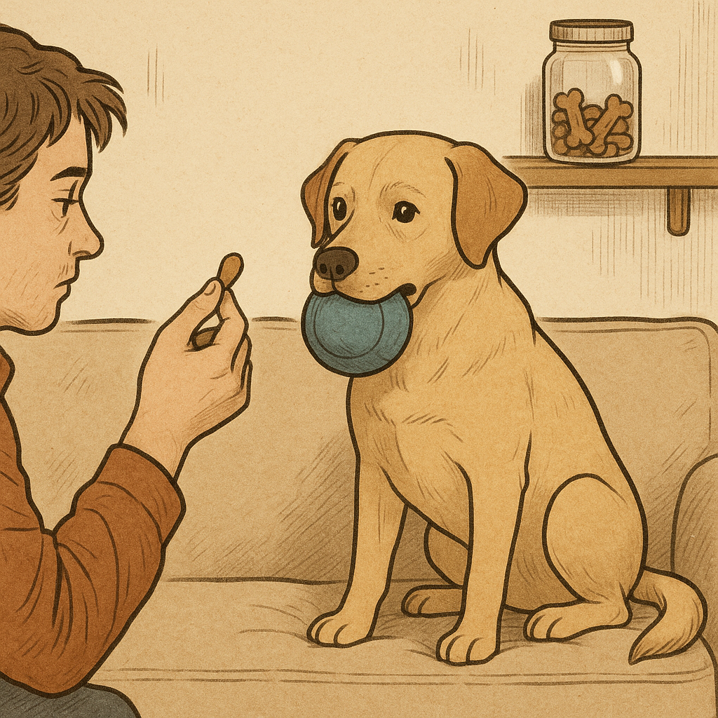 The treat jar standoff (and why it isn't bribery)