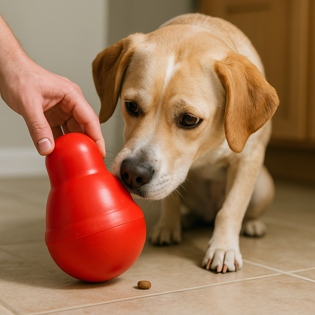 The wobble base that turns kibble into a project