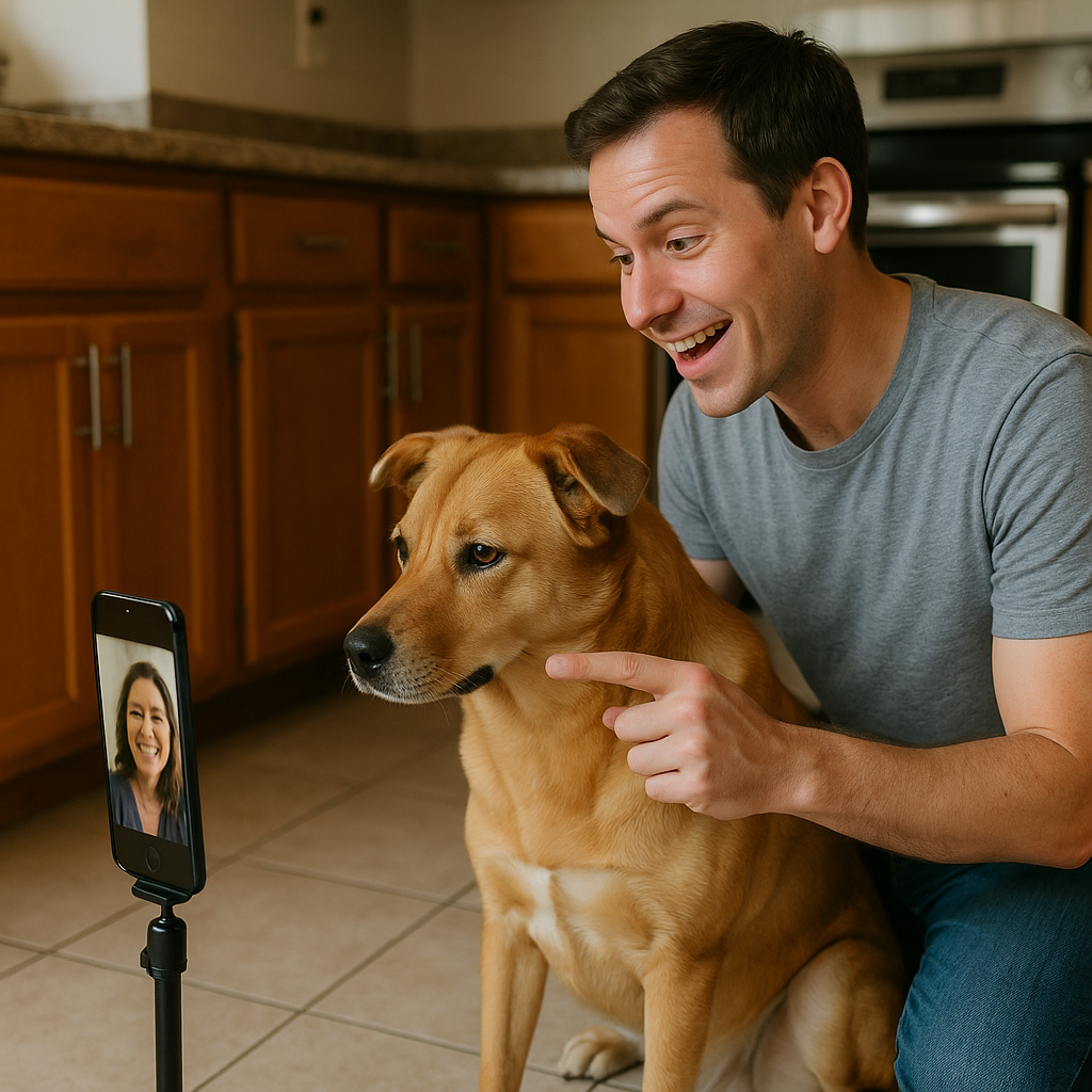 Treat-cam: the only reason my dog cares about FaceTime