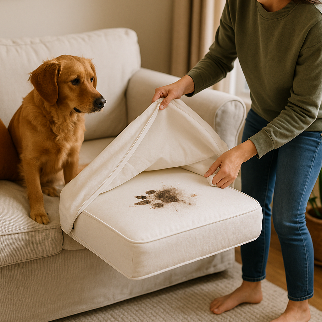 Washable covers are the new flex (not white sofas)