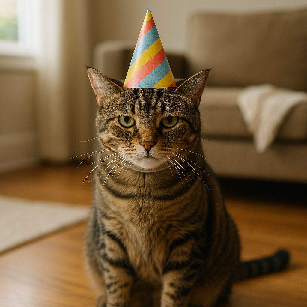 Why the party hat triggers the statue response