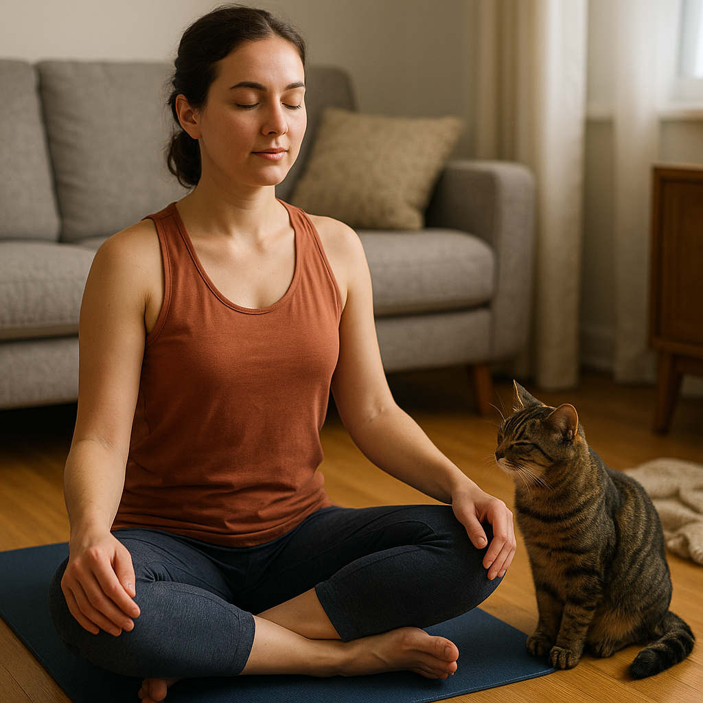 The purr isn't encouragement, it's a metronome