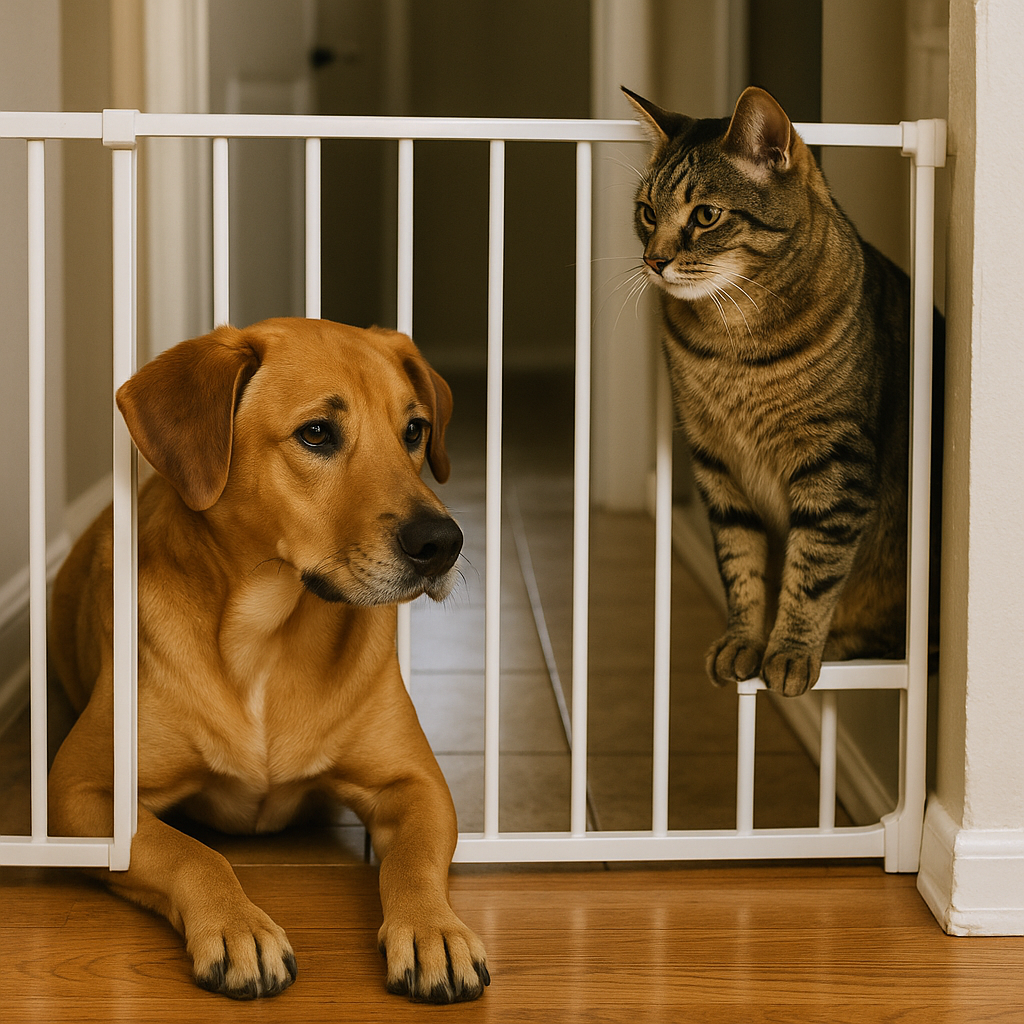 The baby gate is a relationship test