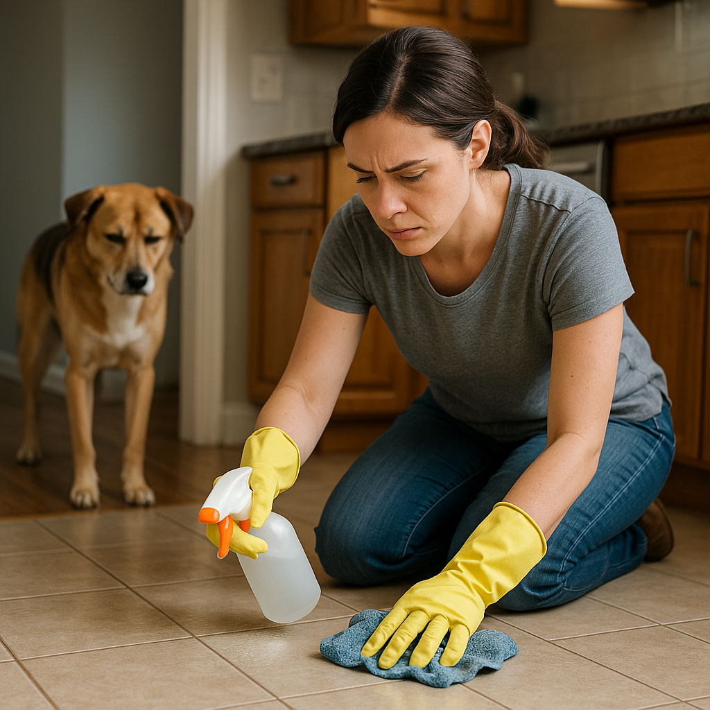 Ditch the bleach fog: soap, peroxide, and patience