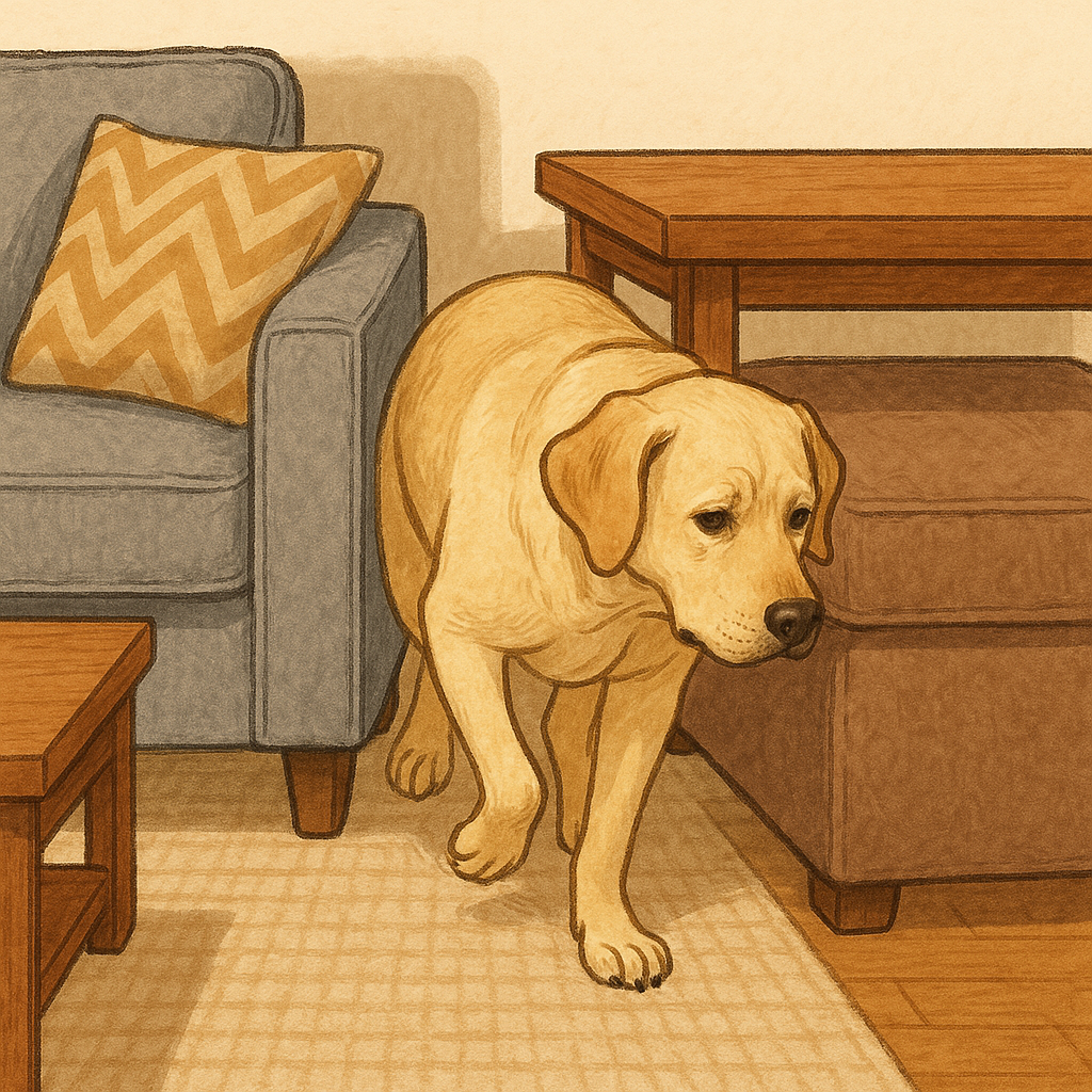 Your furniture layout is a pet traffic map