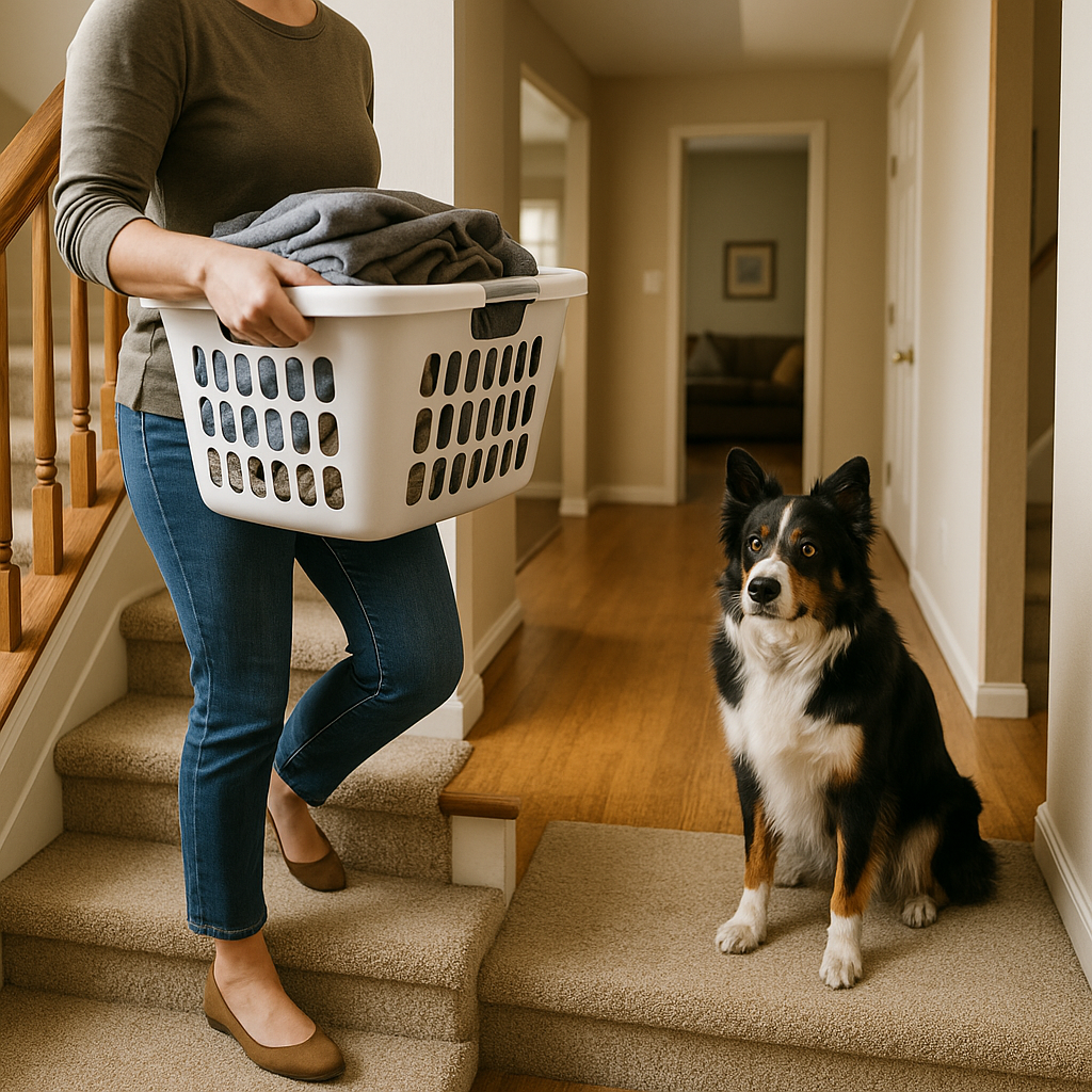 Stairs turn into an automatic headcount