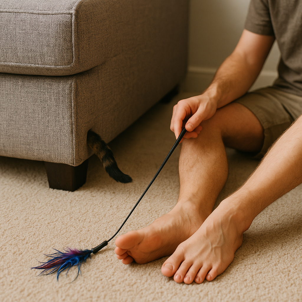 The couch-edge ambush flick (and why I move my feet)