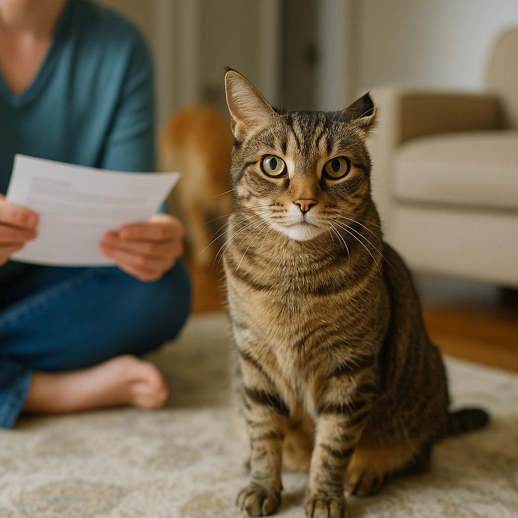 One ear up, one ear sideways: the split-attention tell
