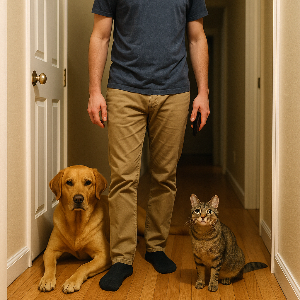 The Hallway Tollbooth: One Paw, One Whisker, No Passing