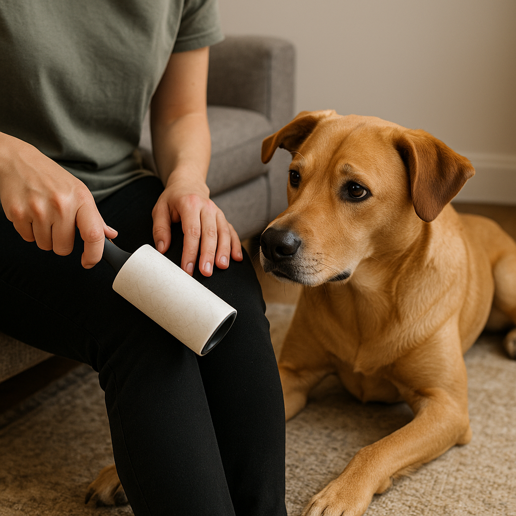 Lint roller = instant evidence, instant drama